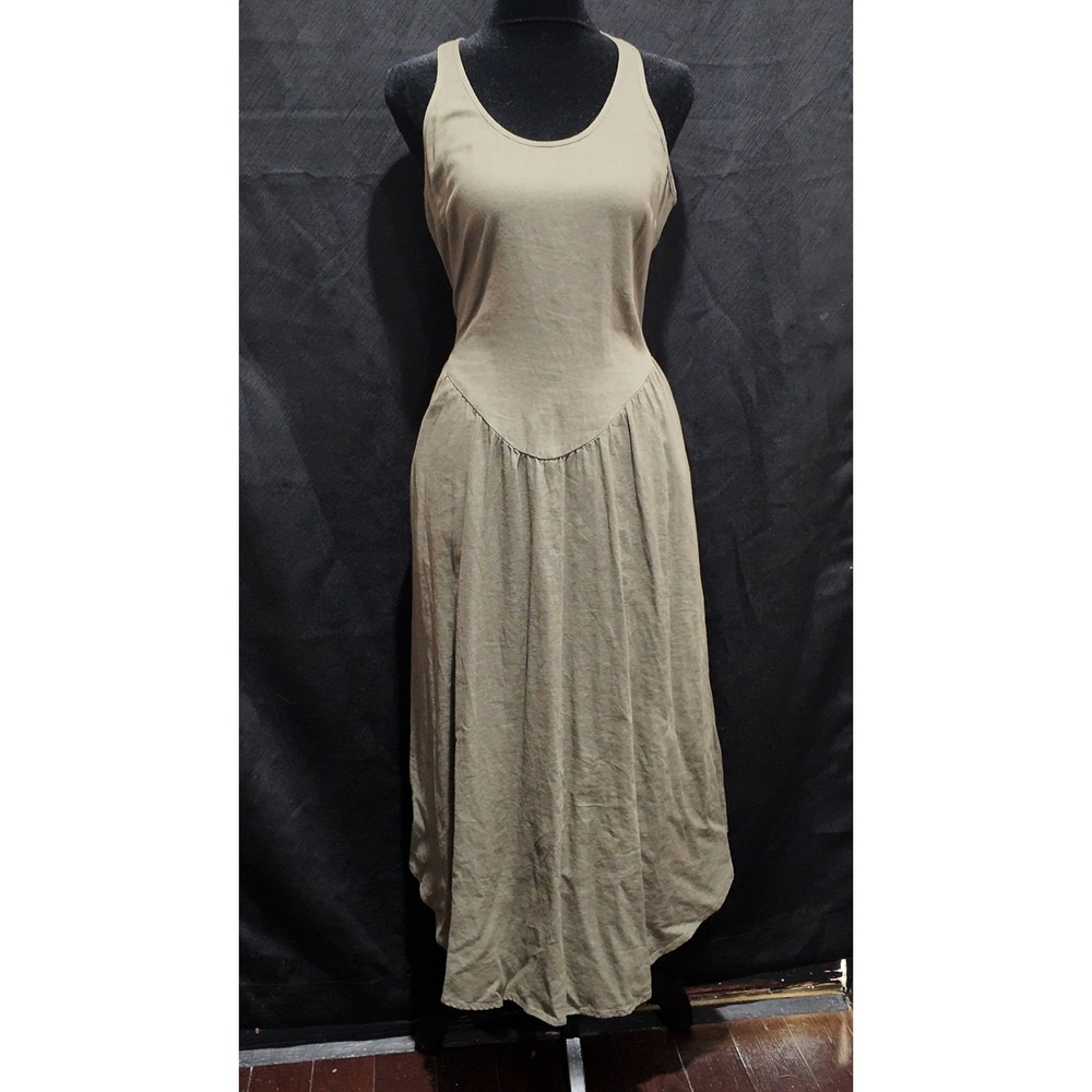 Universal Thread Goods Co Olive Green Racerback Drop Waist Midi Dress XS